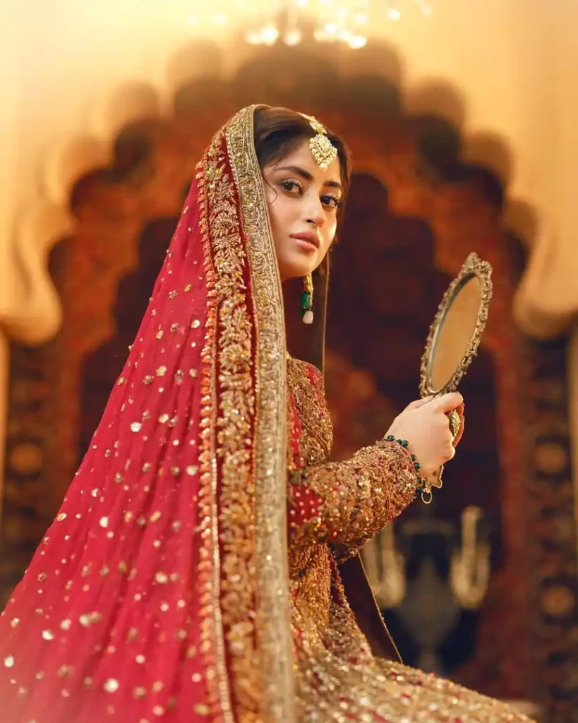 Recent Ethereal Bridal Shoot Pictures Of Sajal Aly For Aisha Imran