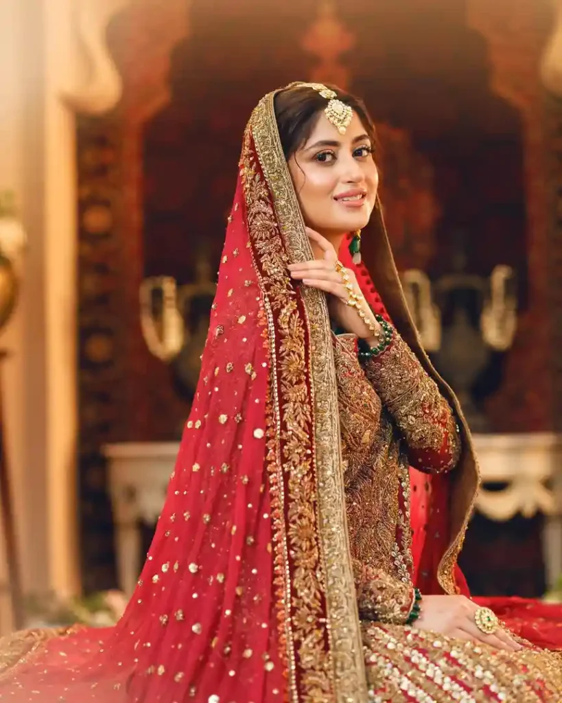 Recent Ethereal Bridal Shoot Pictures Of Sajal Aly For Aisha Imran