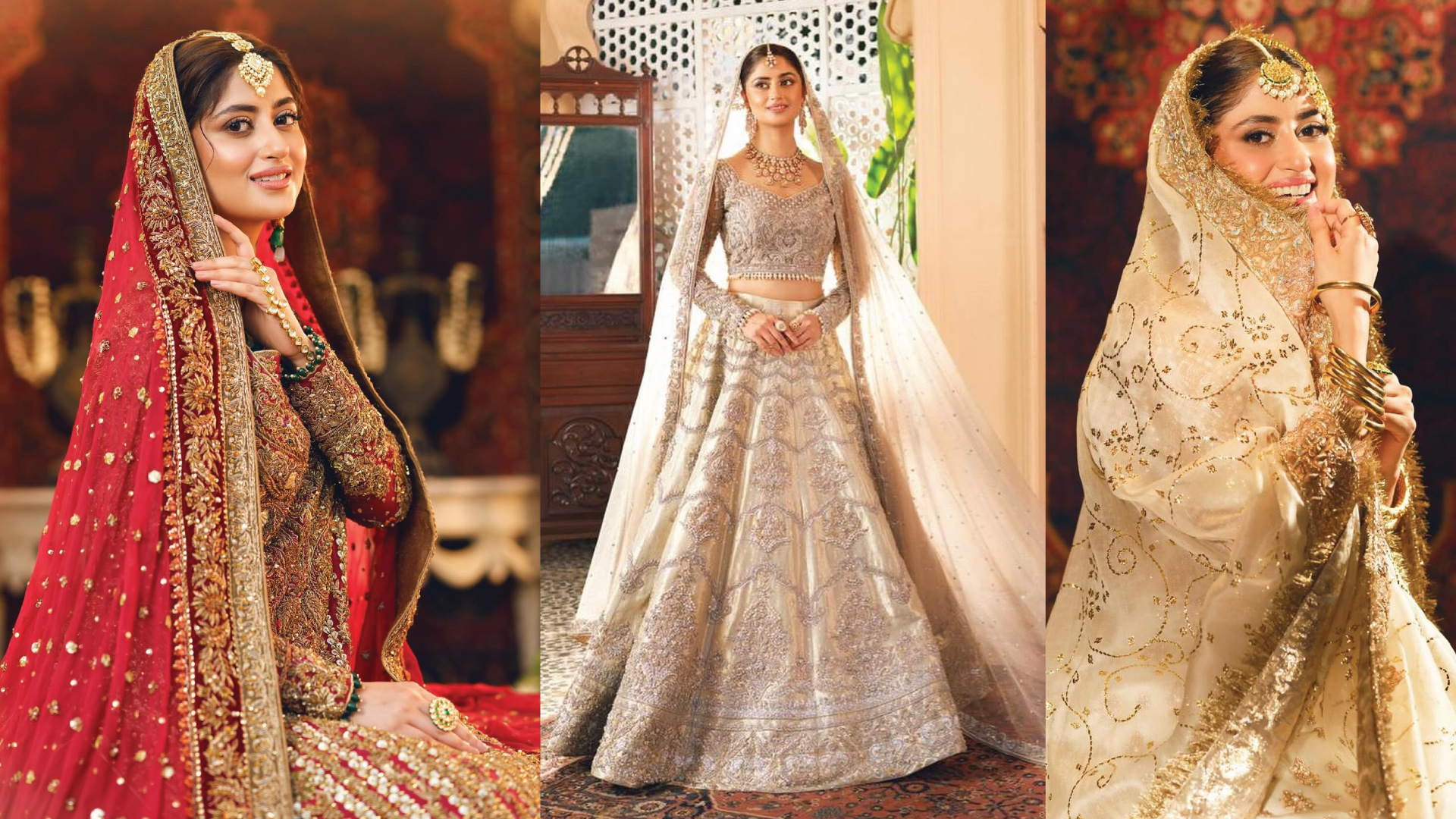 Recent Ethereal Bridal Shoot Pictures Of Sajal Aly For Aisha Imran