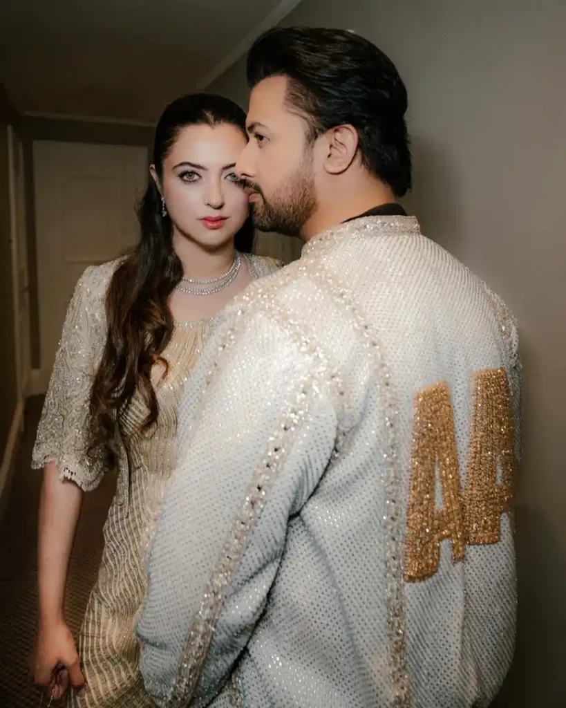 With Adorable Pictures, Atif Aslam Wishes His Wife A Happy Birthday