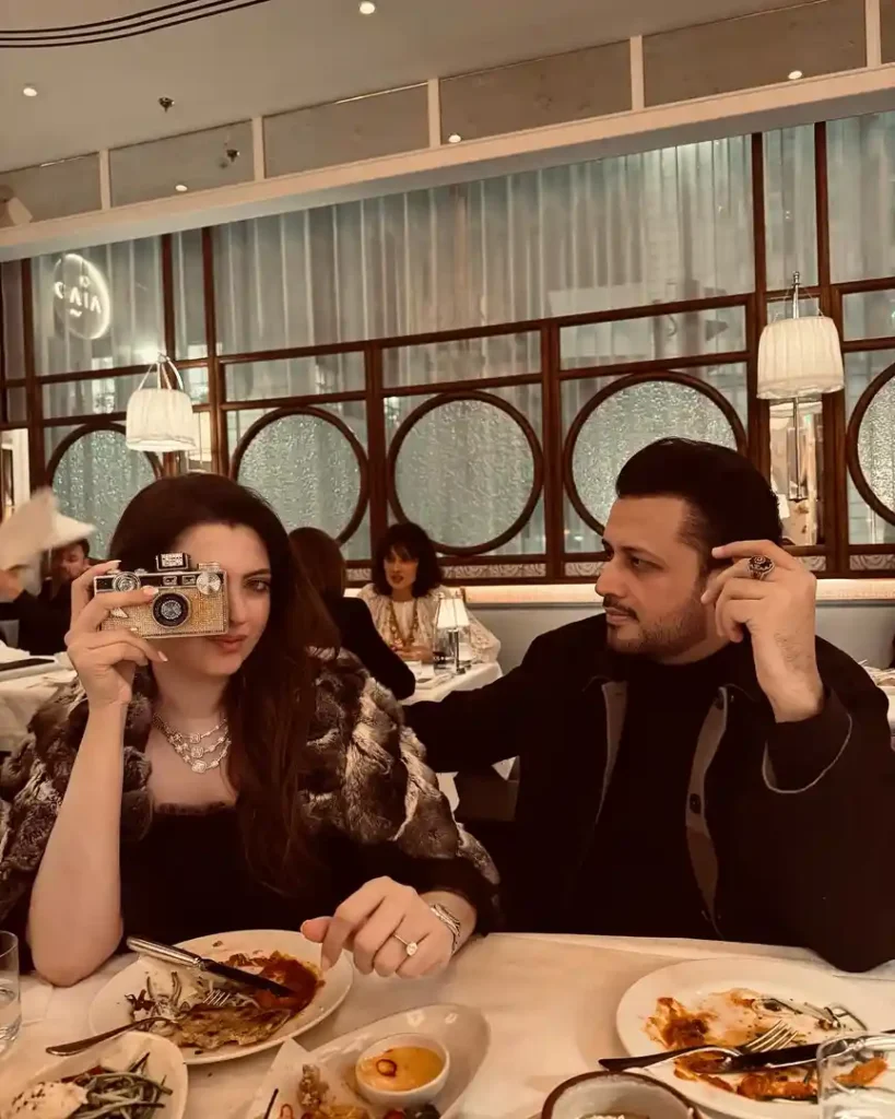 With Adorable Pictures, Atif Aslam Wishes His Wife A Happy Birthday