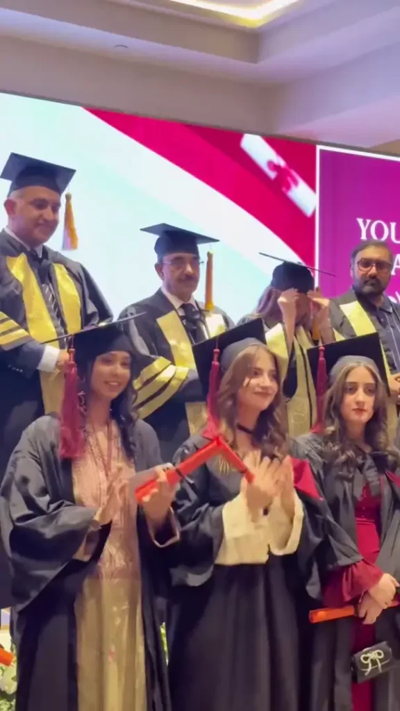 Pictures From Dananeer Mobeen's Graduation Ceremony With His Parents