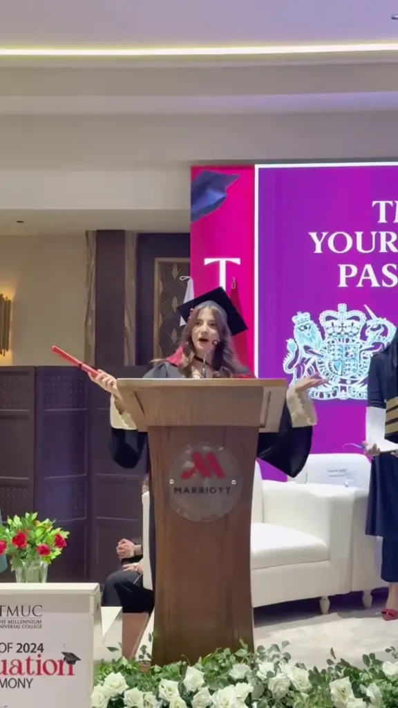 Pictures From Dananeer Mobeen's Graduation Ceremony With His Parents