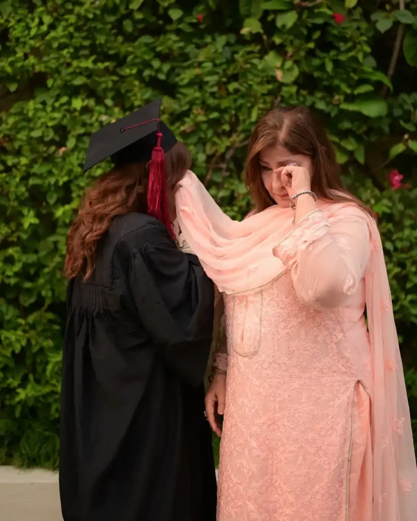 Pictures From Dananeer Mobeen's Graduation Ceremony With His Parents