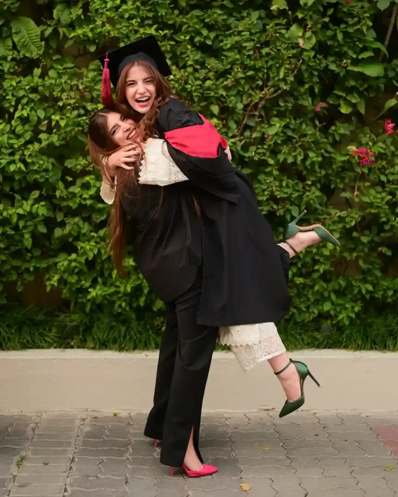 Pictures From Dananeer Mobeen's Graduation Ceremony With His Parents