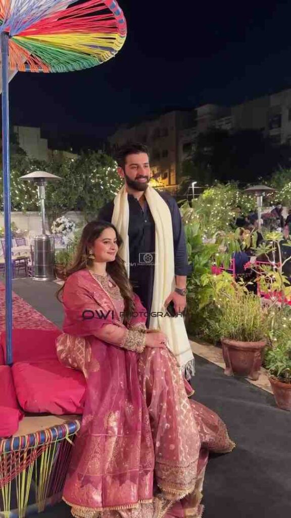 At A Family Wedding, Aiman Khan & Minal Khan Were Spotted