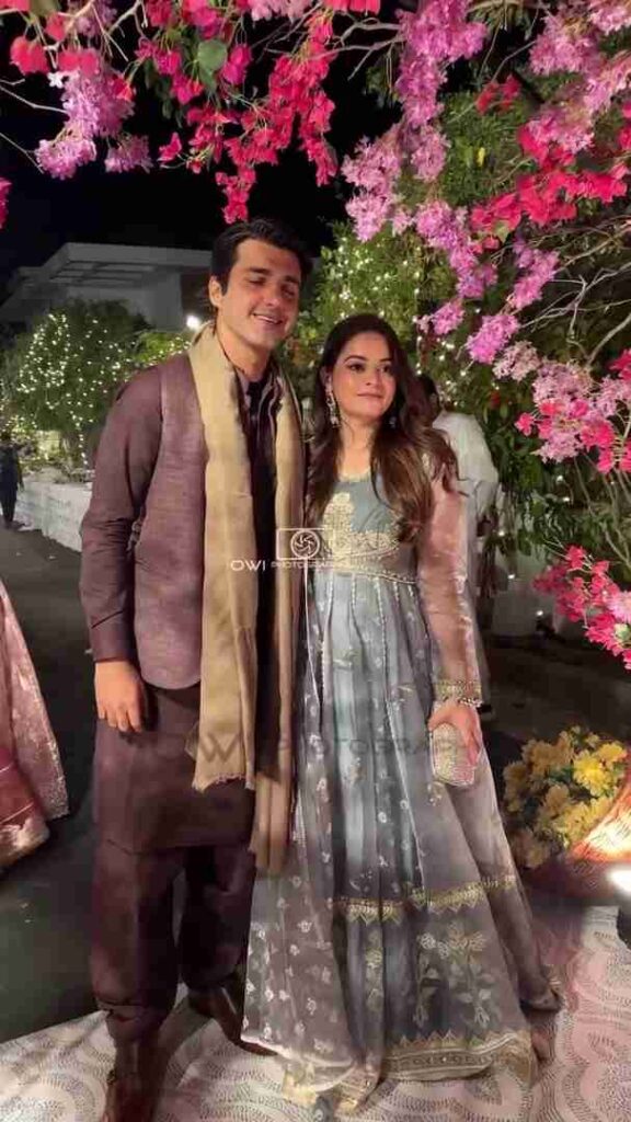 At A Family Wedding, Aiman Khan & Minal Khan Were Spotted