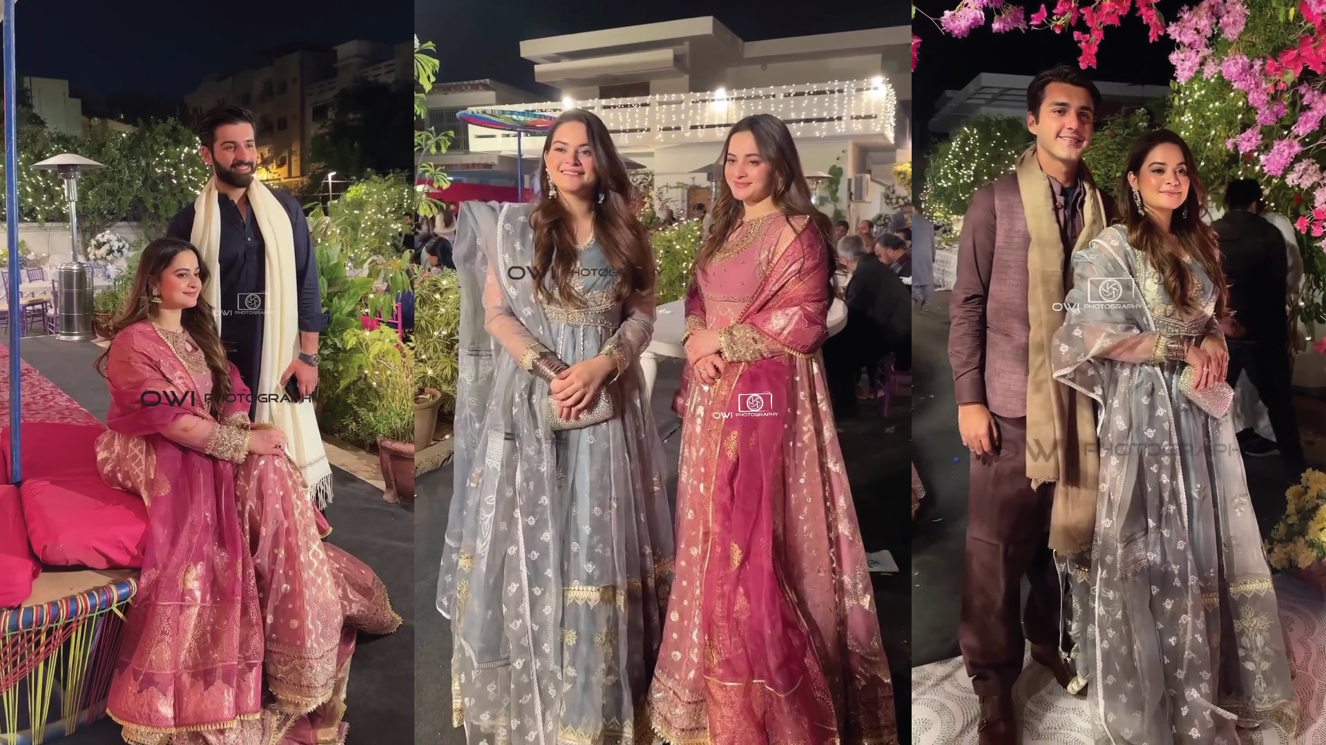 At A Family Wedding, Aiman Khan & Minal Khan Were Spotted