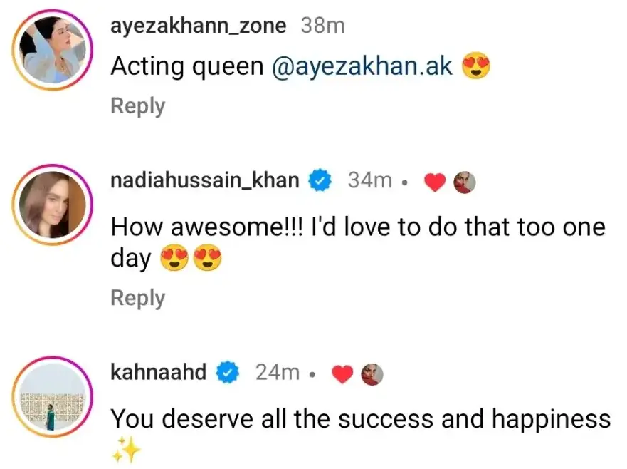 Ayeza Khan Thanks Parents For Enrolling In Acting School