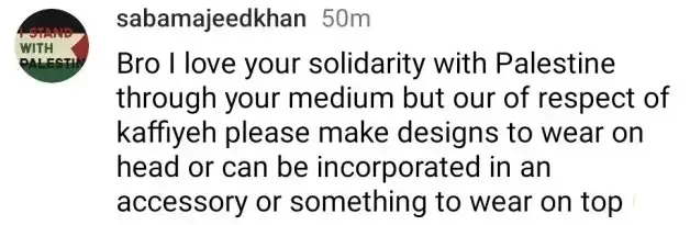 HSY'S Keffiyeh Trousers Draw Criticism