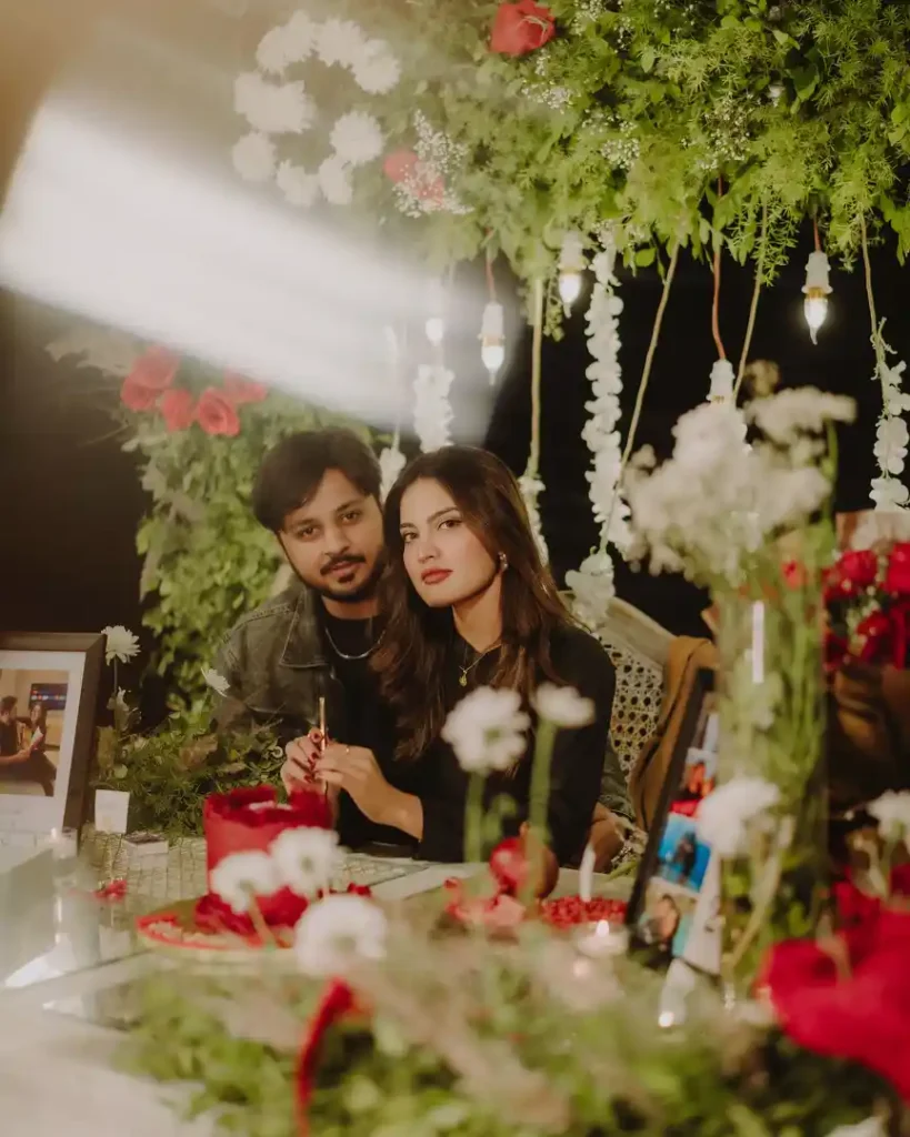 Iqra Kanwal Enjoys A Romantic Wedding Anniversary Celebration