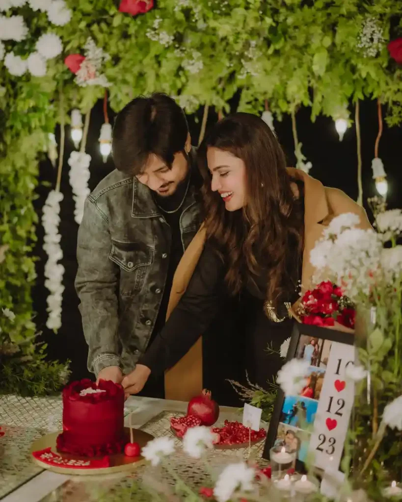 Iqra Kanwal Enjoys A Romantic Wedding Anniversary Celebration