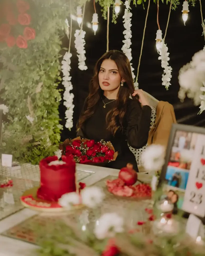 Iqra Kanwal Enjoys A Romantic Wedding Anniversary Celebration