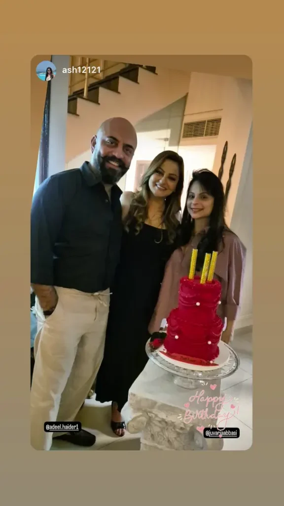 Javeria Abbasi & Her Husband Celebrate Her Birthday