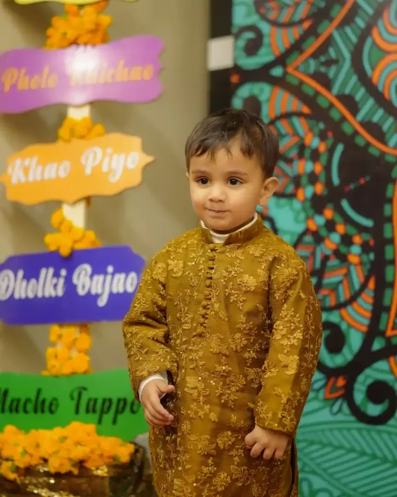 Maaz Safder, Brother Safder Hussain's Mehndi Pictures