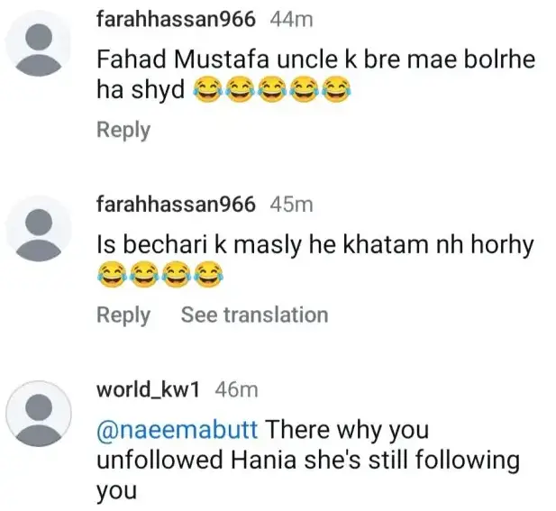 Naeema Butt Reprimands Another Actress For Impolite Conduct