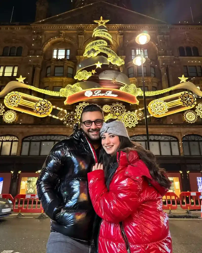 Pictures Of Mariyam Nafees With Her London-Based Husband
