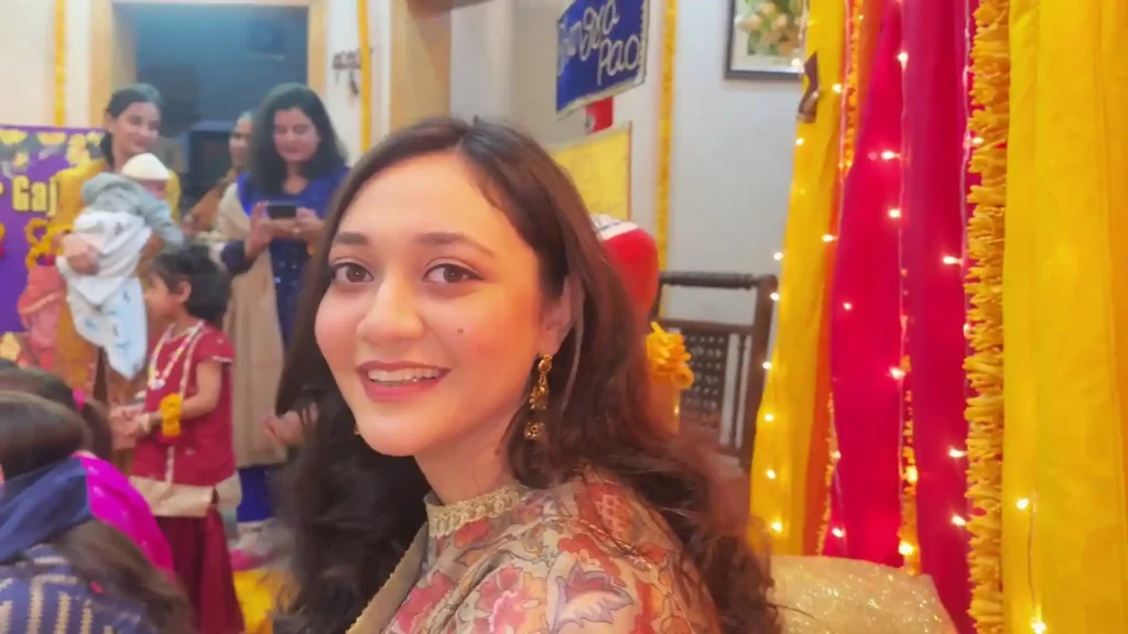 Pictures of Rajab Butt and Wife's First Dholki
