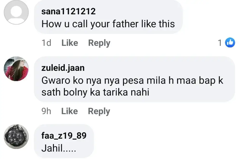 Rajab Butt Faces Backlash For Ignoring Parents
