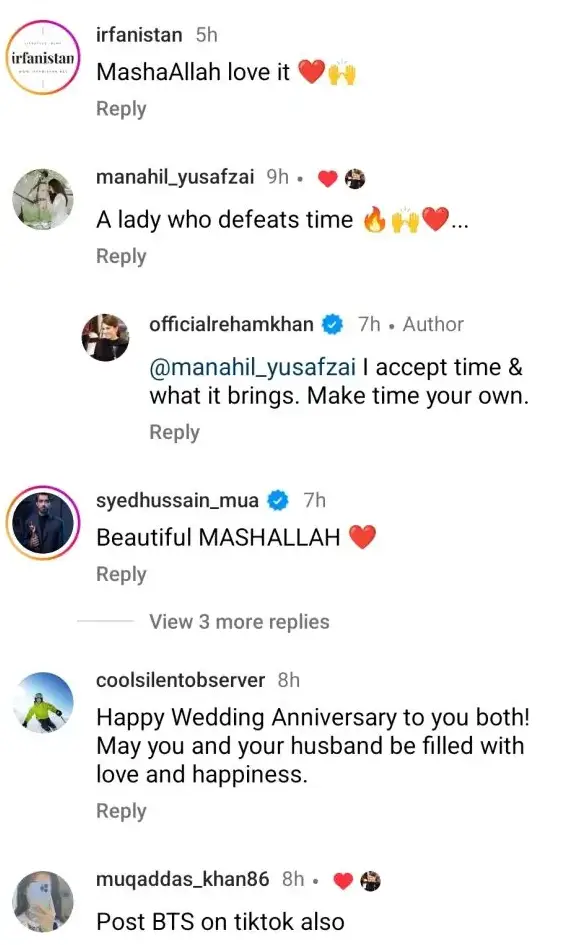 Reham Khan's Gorgeous Photoshoot To Celebrate His Anniversary