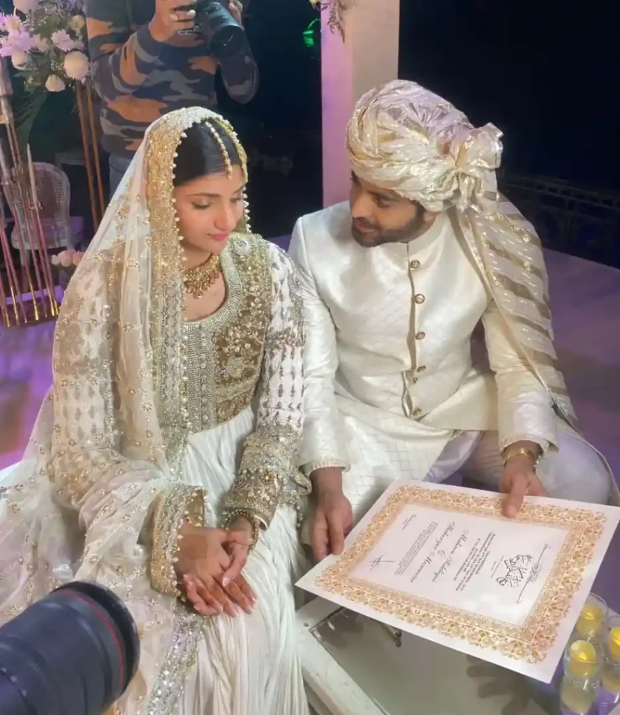 Sheheryar Munawar & Maheen Siddiqui Nikkah Pictures & Video