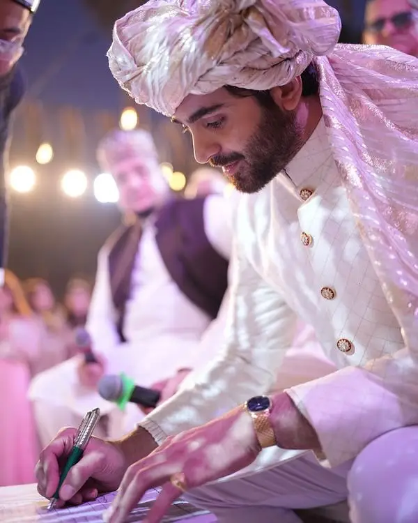 Sheheryar Munawar & Maheen Siddiqui Nikkah Pictures & Video