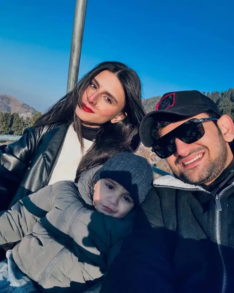 Adorable Family Pictures Of Maaz Safder & Saba Maaz From Swat