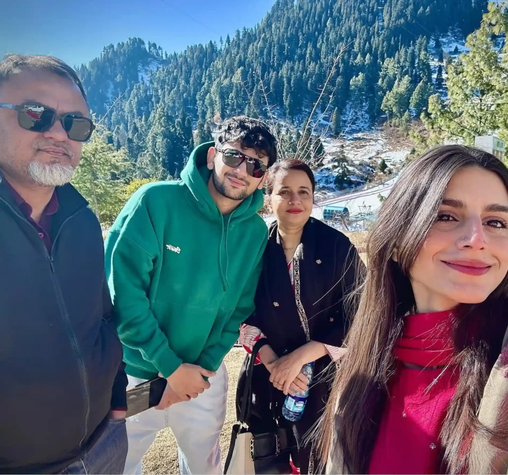 Adorable Family Pictures Of Maaz Safder & Saba Maaz From Swat
