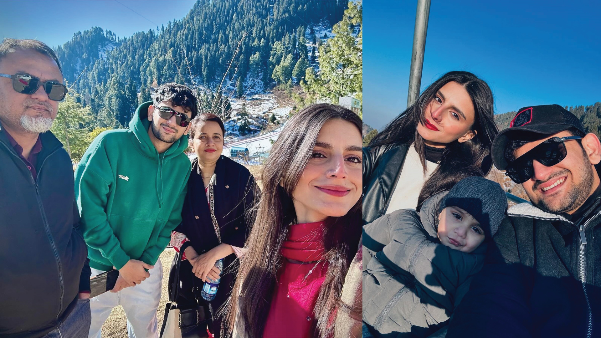 Adorable Family Pictures Of Maaz Safder & Saba Maaz From Swat