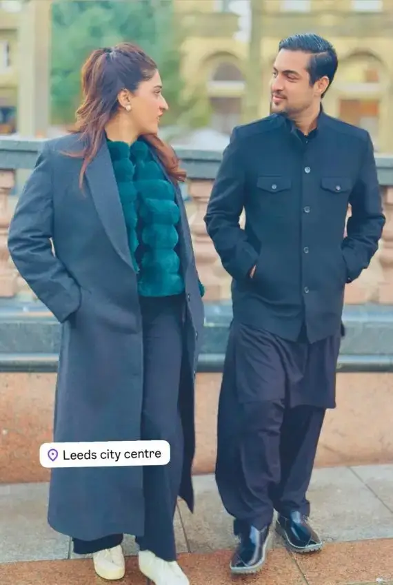 Aroosa Iqrar & Iqrar Ul Hassan's Latest Pictures From The UK
