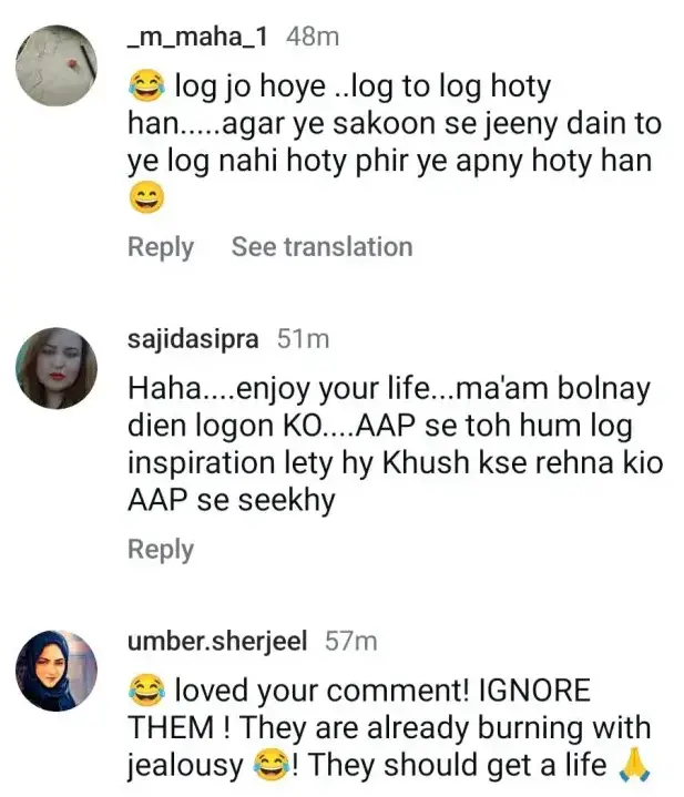 Calls Critics Jealous By Bushra Ansari