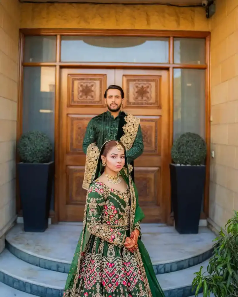 Hareem Sohail Glows in Green at Her Mehendi