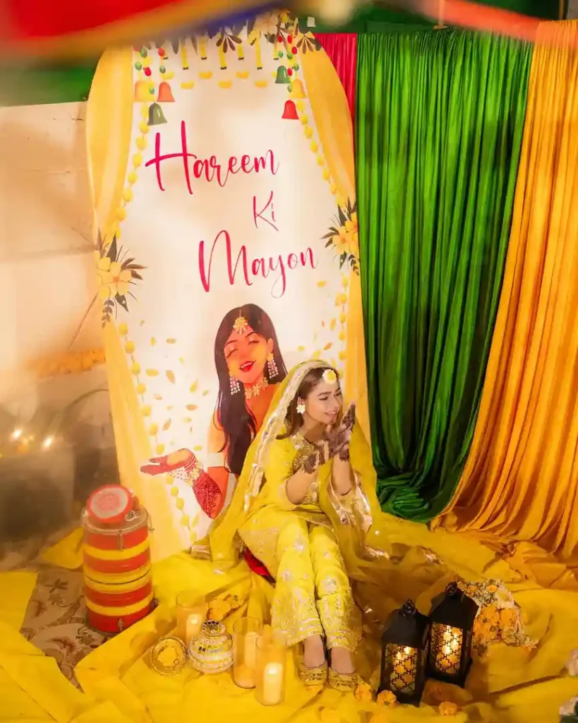Hareem Sohail's Gorgeous Mayoun Pictures