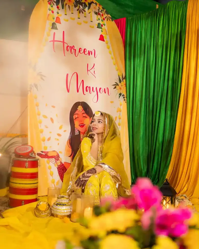Hareem Sohail's Gorgeous Mayoun Pictures