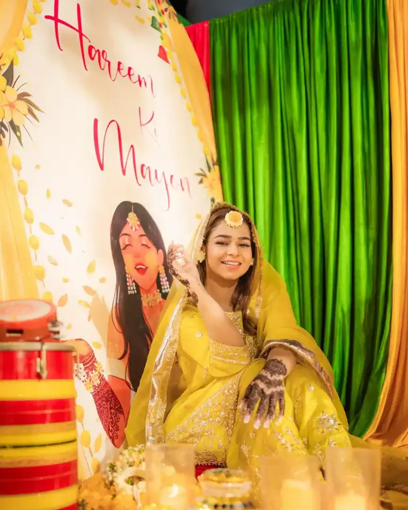 Hareem Sohail's Gorgeous Mayoun Pictures