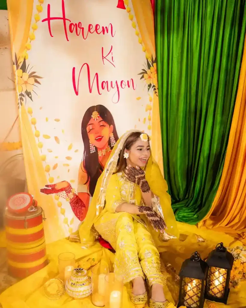 Hareem Sohail's Gorgeous Mayoun Pictures