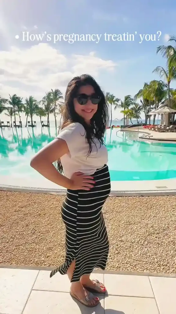 Mariyam Nafees Posts A Video Of Her Pregnancy Journey