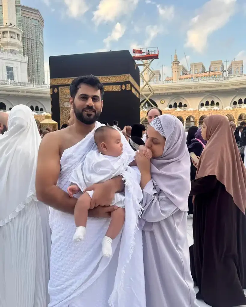 Maryam Noor Does The Umrah With Her Husband And Infant
