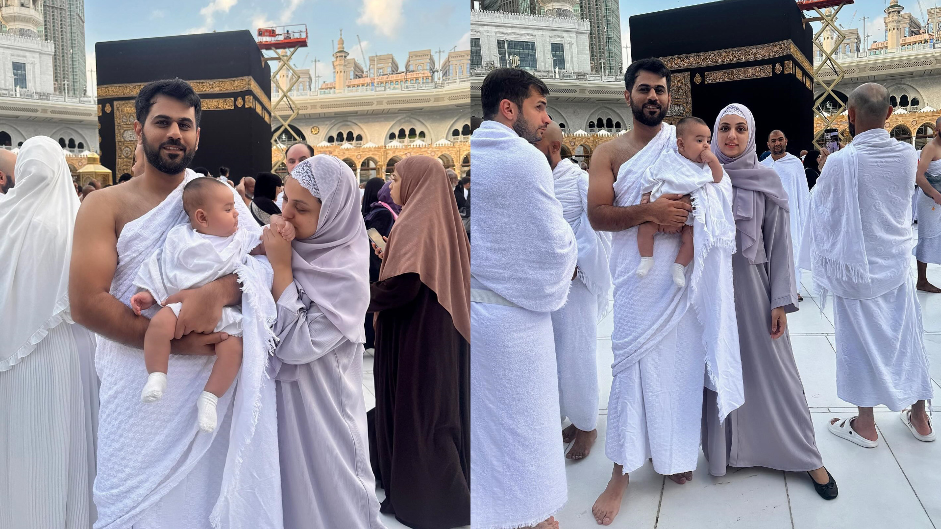 Maryam Noor Does The Umrah With Her Husband And Infant