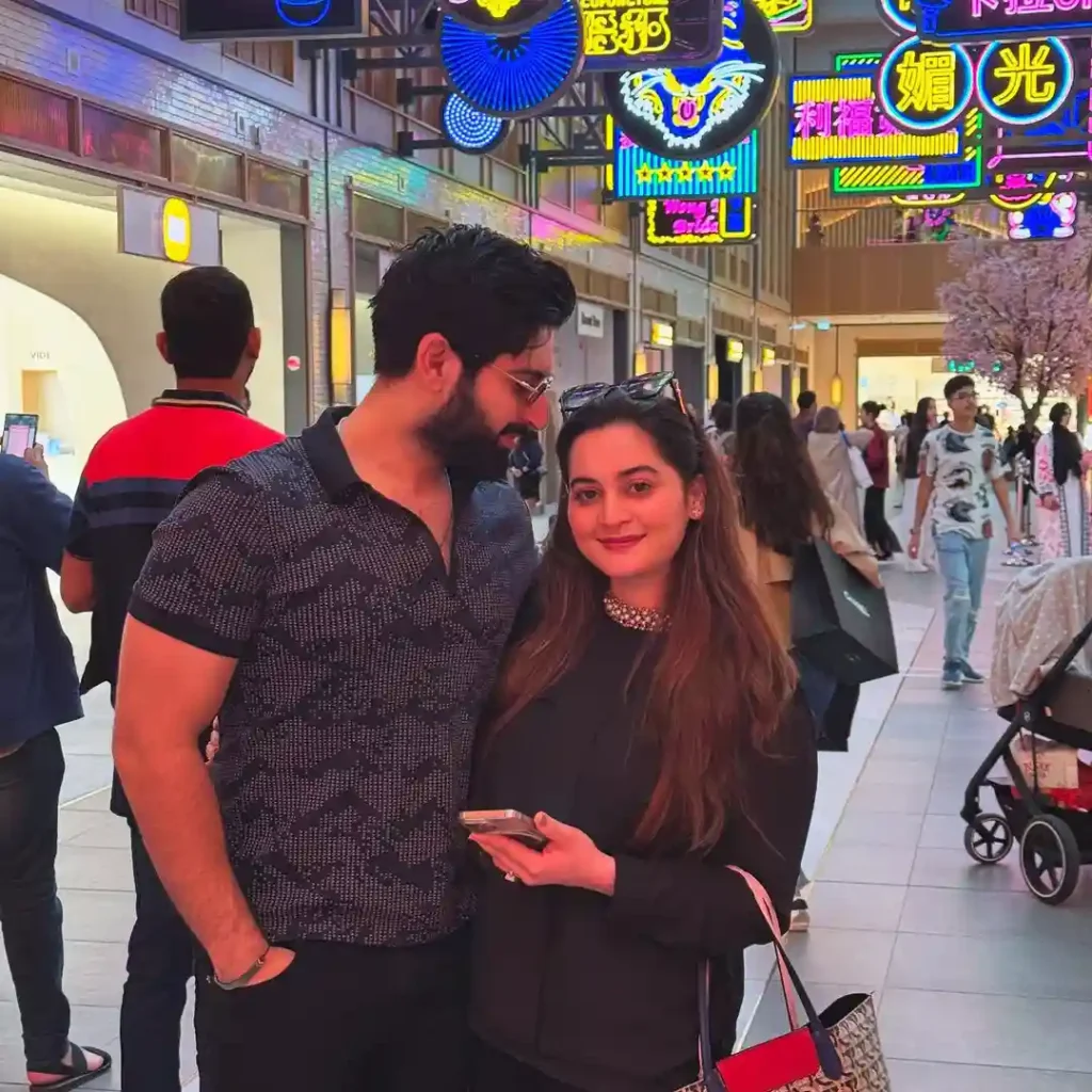 Muneeb Butt & Aiman Khan Share New Cute Pictures From Dubai