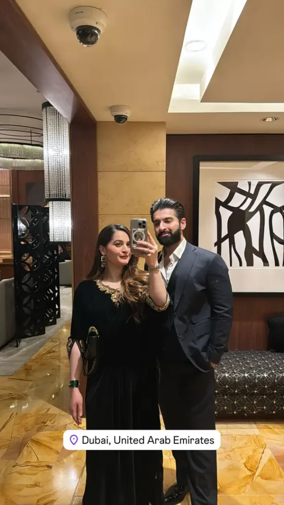 Muneeb Butt & Aiman Khan Share New Cute Pictures From Dubai