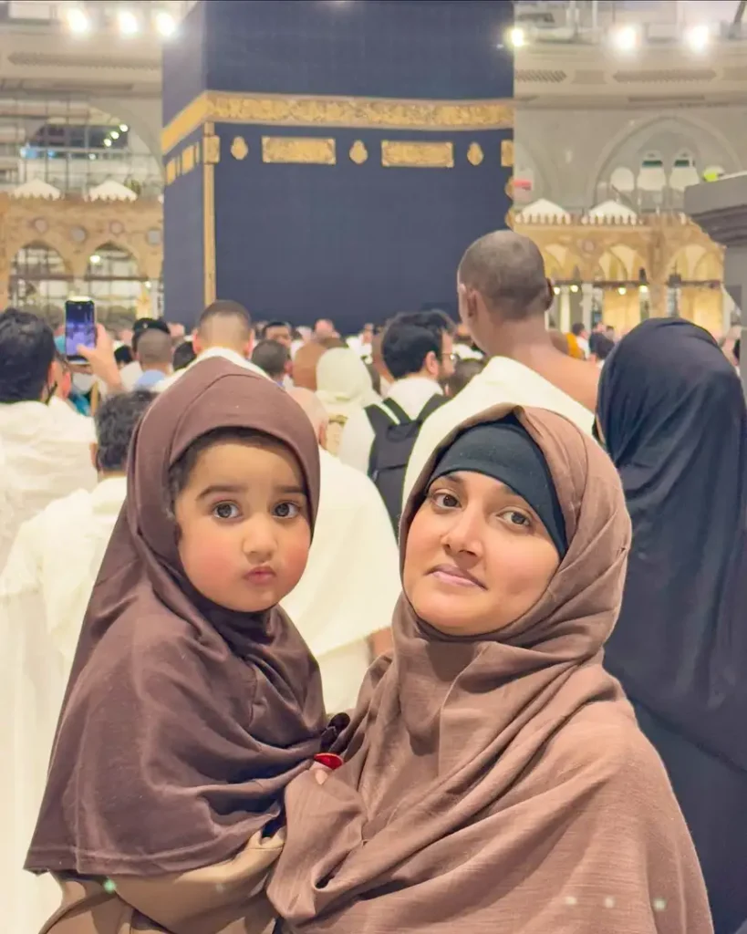Pictures Of Kiran Tabeir From A Family Trip To Umrah