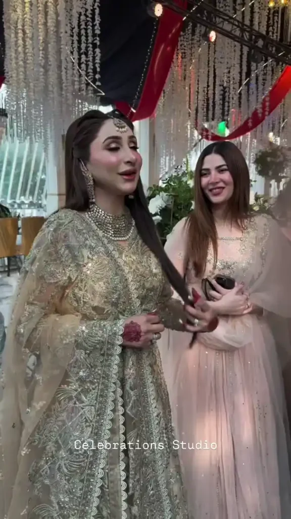 Pictures Of Naimal Khawar From A Friend's Wedding In Lahore