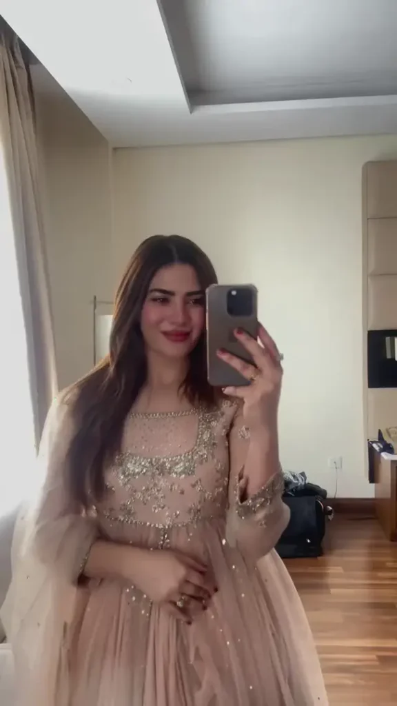 Pictures Of Naimal Khawar From A Friend's Wedding In Lahore