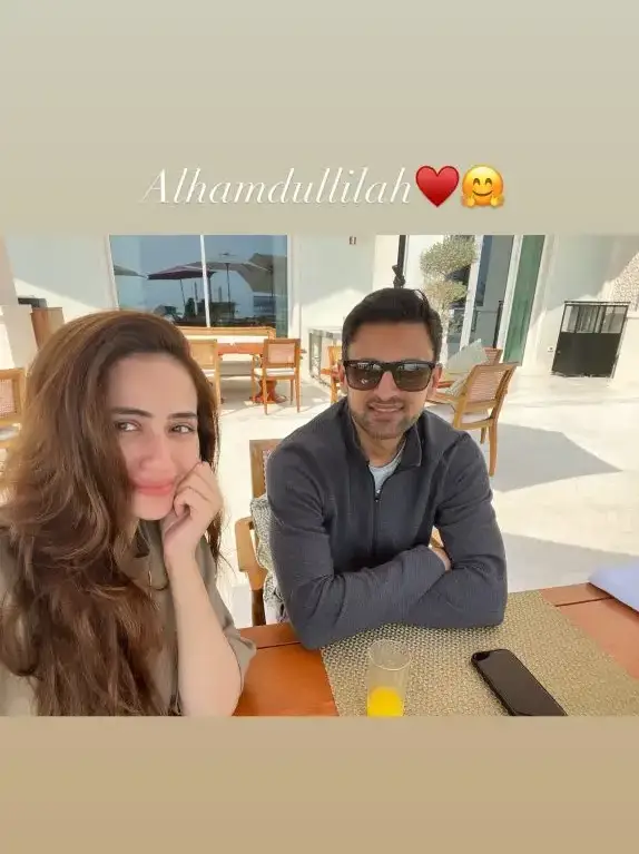 Sana Javed & Shoaib Malik Celebrate Their First Wedding Anniversary