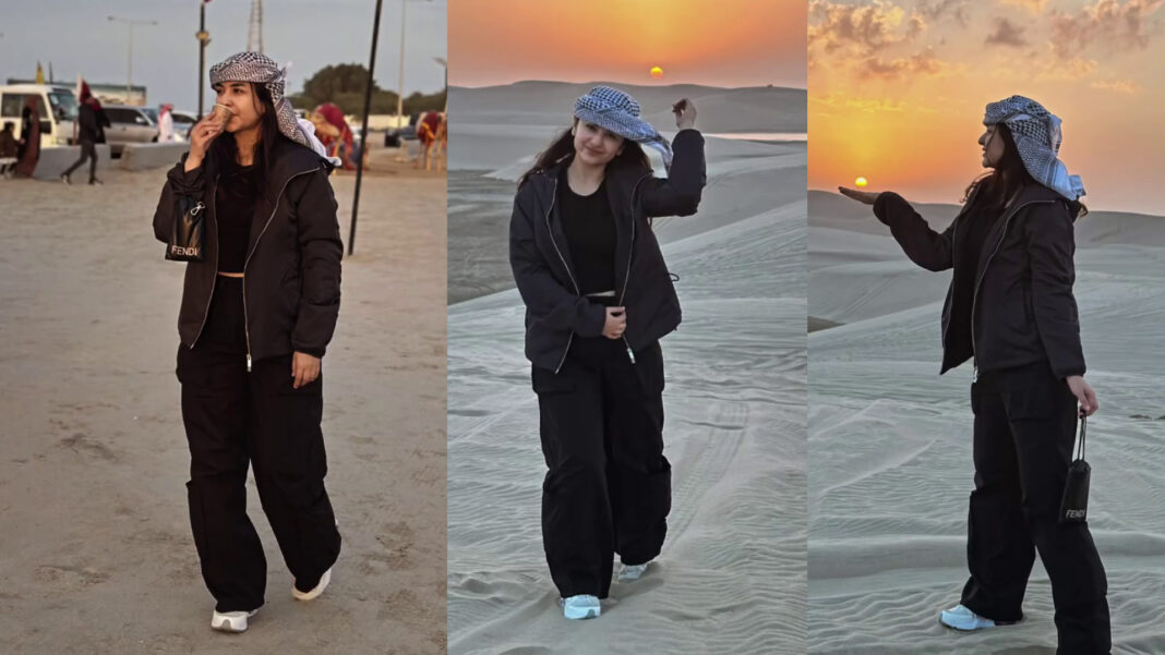 Yumna Zaidi Posts Gorgeous Pictures & A Reel From The Qatar Desert