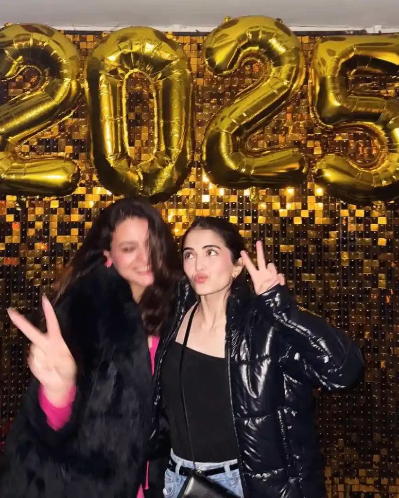 Zara Noor Abbas Celebrates The New Year With Friends & Family