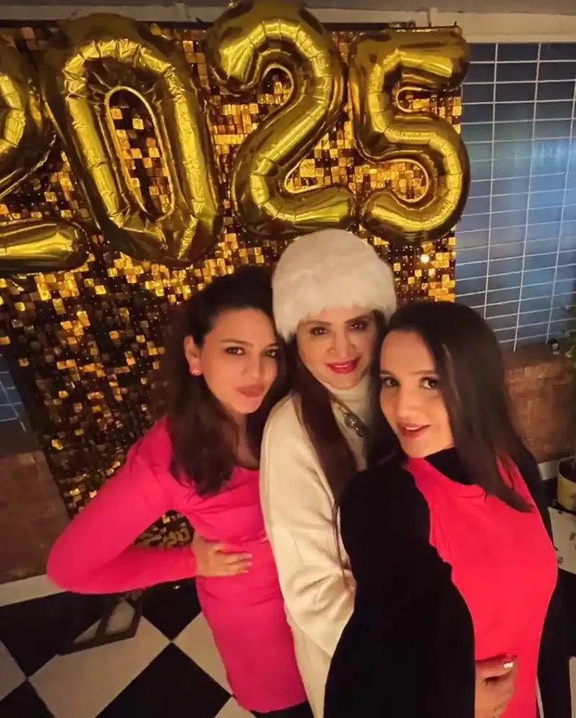 Zara Noor Abbas Celebrates The New Year With Friends & Family
