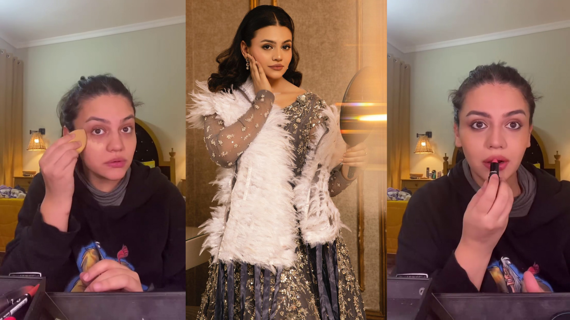 Zara Noor Abbas Critiques Her Own Appearance Based On Her Brother's Walima