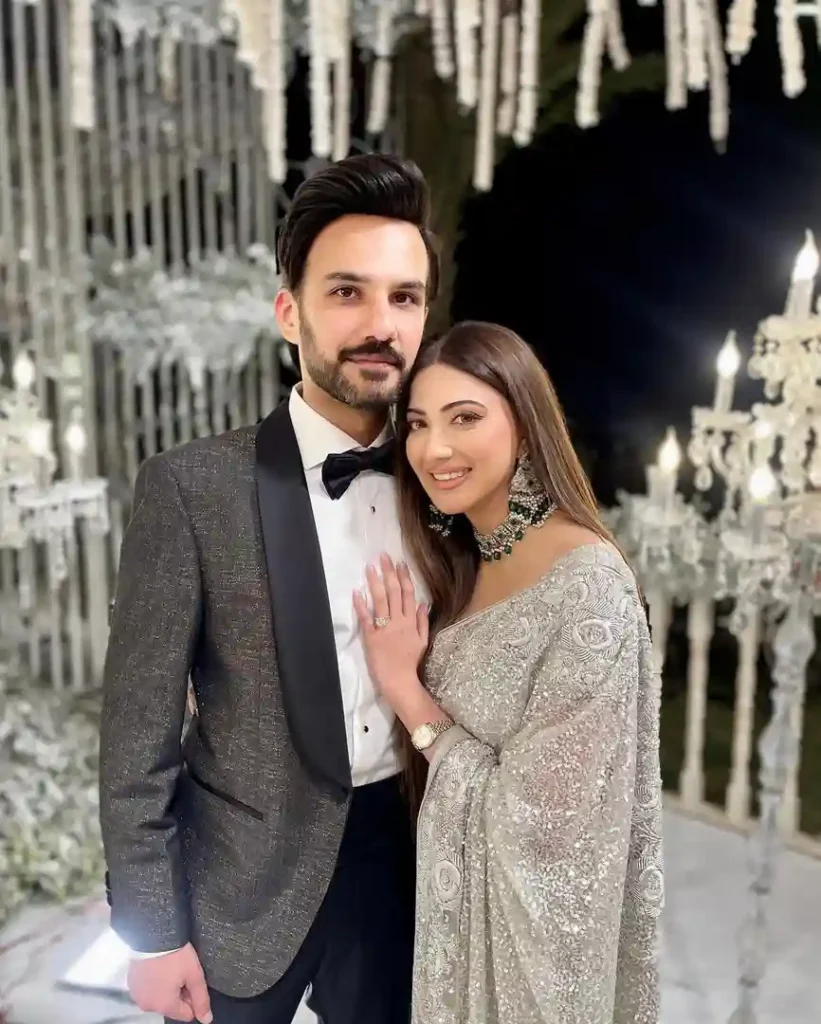 ایمن سلیم نے پہلے بچے کا استقبال کیا۔